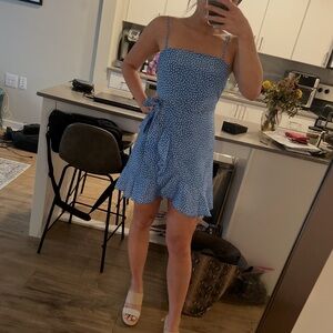 Blue mini hello Molly dress